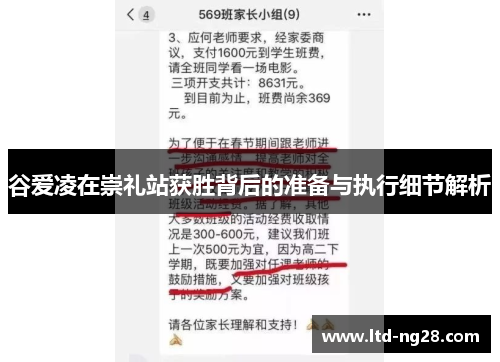 谷爱凌在崇礼站获胜背后的准备与执行细节解析