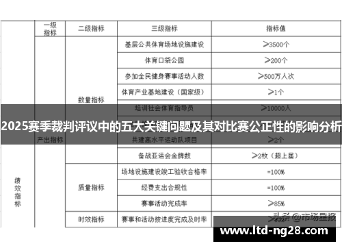 2025赛季裁判评议中的五大关键问题及其对比赛公正性的影响分析